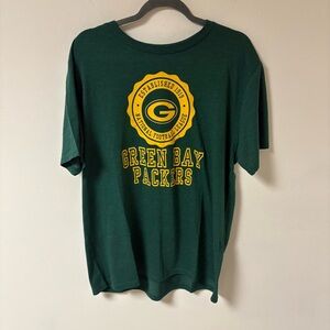 Hands High MensGreen Bay Packers Green T-Shirt Polyester Blend Large